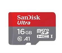 کارت حافظه microSDHC سن دیسک مدل Ultra A1 653X کلاس 10 استاندارد UHS-I سرعت 98MBps ظرفیت 16 گیگابایت 